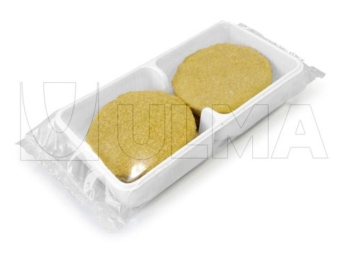 Упаковка полуфабрикатов в пакеты на флоупаке