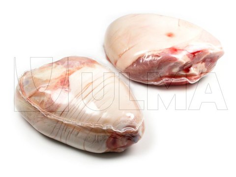 Вакуумная упаковка говядины в термоусадочную плёнку на термоформере