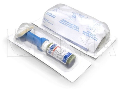 Упаковка медицинских товаров в жёсткую плёнку на термоформере