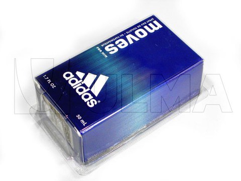 Упаковка одеколона в жёсткую плёнку на термоформере