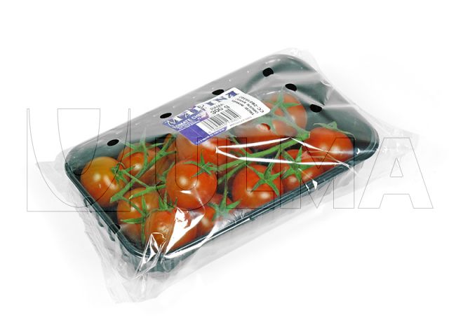 Упаковка помидоров черри в лоток в пакет на флоупаке — ULMA Packaging