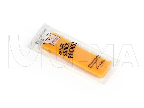 Упаковка сырков в гибкую пленку на термоформере